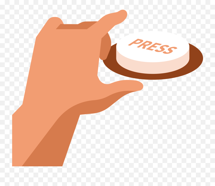 Press Button Clipart - Press Button Clipart Emoji,Rewind Clock Emoji