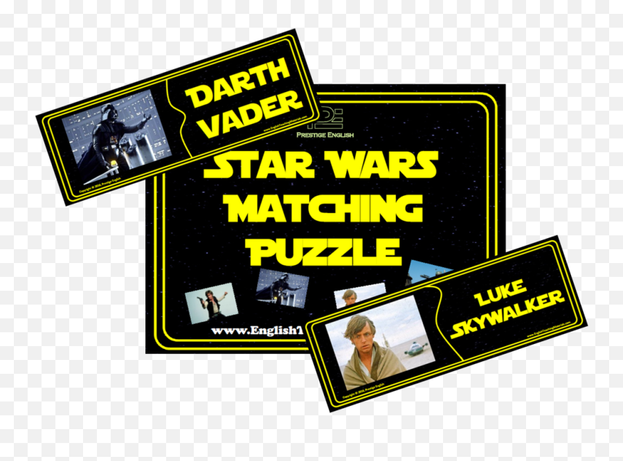 Matching Puzzle - Star Wars 19771983 Language Emoji,Esl Emotions Games