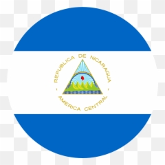 Nicaragua Flag Emoji - Circle Flag Nicaragua,Coat Emoji