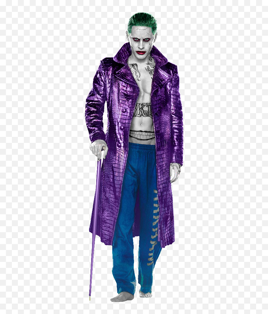 Suicide Squad Joker Png Clip Art Free - Purple Jacket Joker Jared Leto Emoji,Suicide Squad Emoji