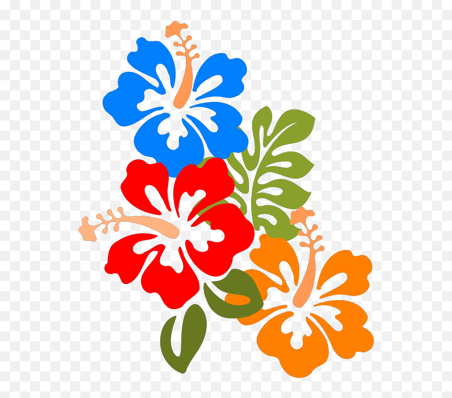 Hibiscus Flower Png Svg Clip Art For Web - Download Clip Hibiscus Clip Art Emoji,Hibiscus Emoji