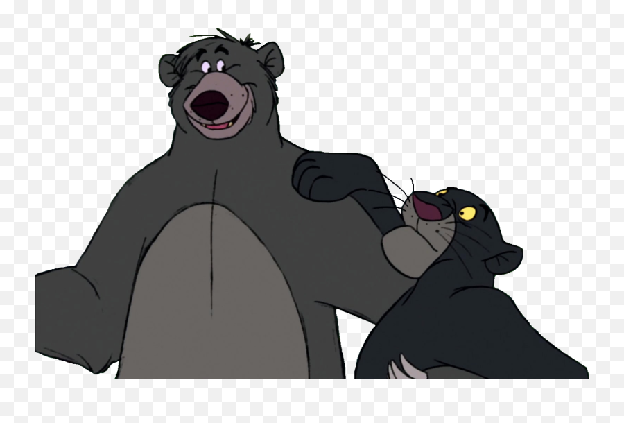 Bear Baloo Bagheera The Jungle Book Clip Art - Png Download Baloo Clipart Jungle Book Emoji,Chicago Bears Emoji
