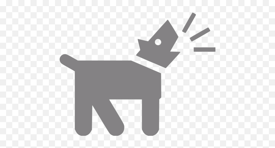 Gray Barking Dog Icon - Barking Dog Silhouette Png Emoji,Dog And Biscuit Emoticons