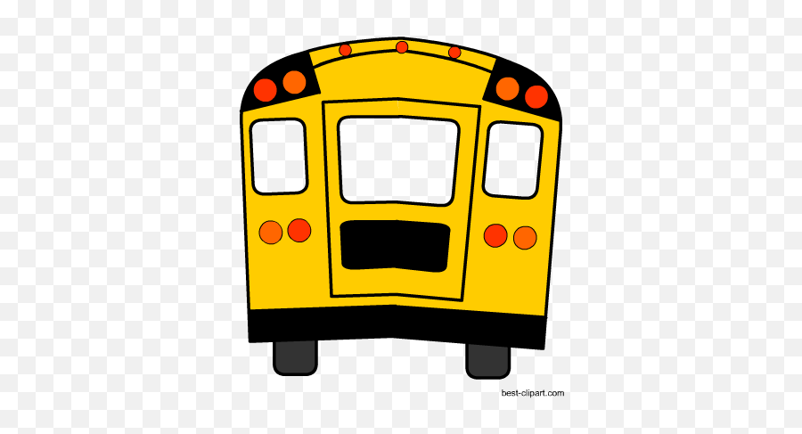 Free School And Classroom Clip Art - School Bus Back Png Emoji,Emoji Clipart Back To School