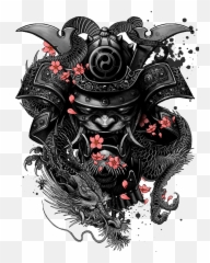 Samurai Png Image - Japanese Warrior Mask Emoji,Afro Samurai Animated Emoticon