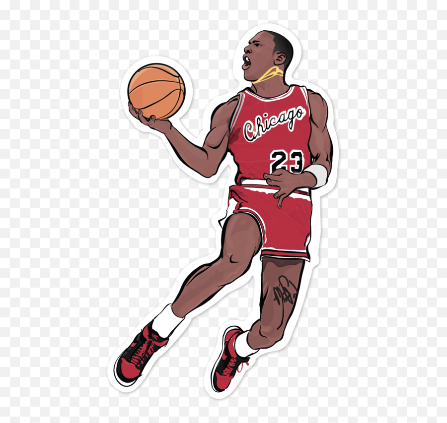 Michael Jordan - Michael Jordan Drawing Png Emoji,Michael Jordan Gold Emotion