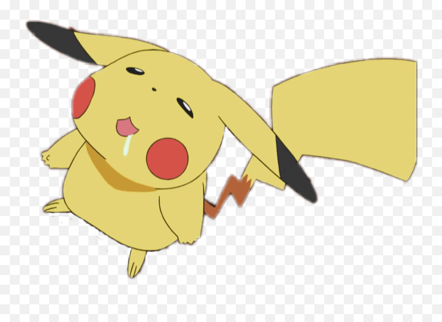 Drooling Pikachu Sticker By Archeliex - Happy Emoji,Animated Pikachu Emoji