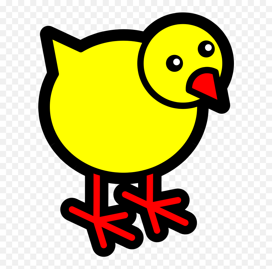 Chicken Clip Art Clipart - Clipartix Simple Clip Art Chicken Emoji,Rooster + Chicken Leg Emoji