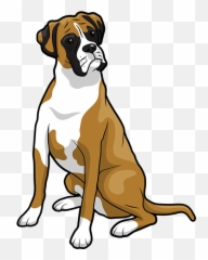Boxermoji - Cartoon Boxer Dog Drawing Emoji,Boxer Emoji