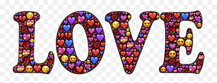 Love Emoji Hearts - Dot,Emoticon For Valentine Love