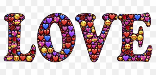 Love Emoji Hearts - Dot,Emoticon For Valentine Love