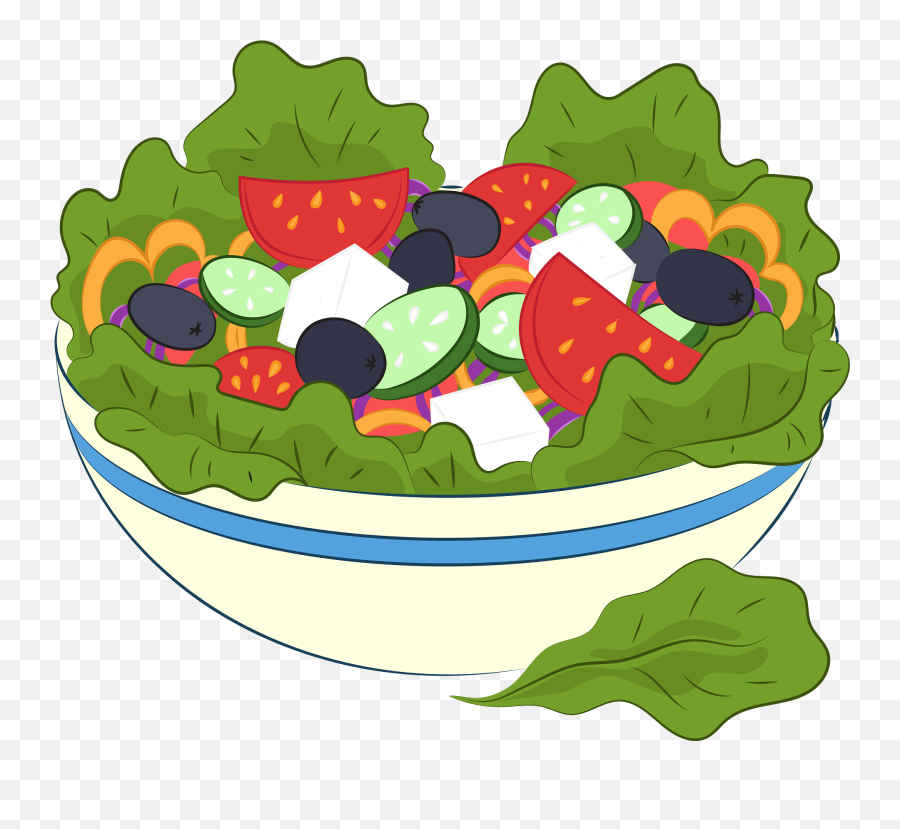 Greek Salad Clipart Free Download Transparent Png Creazilla - Superfood Emoji,Greek Food Emoji