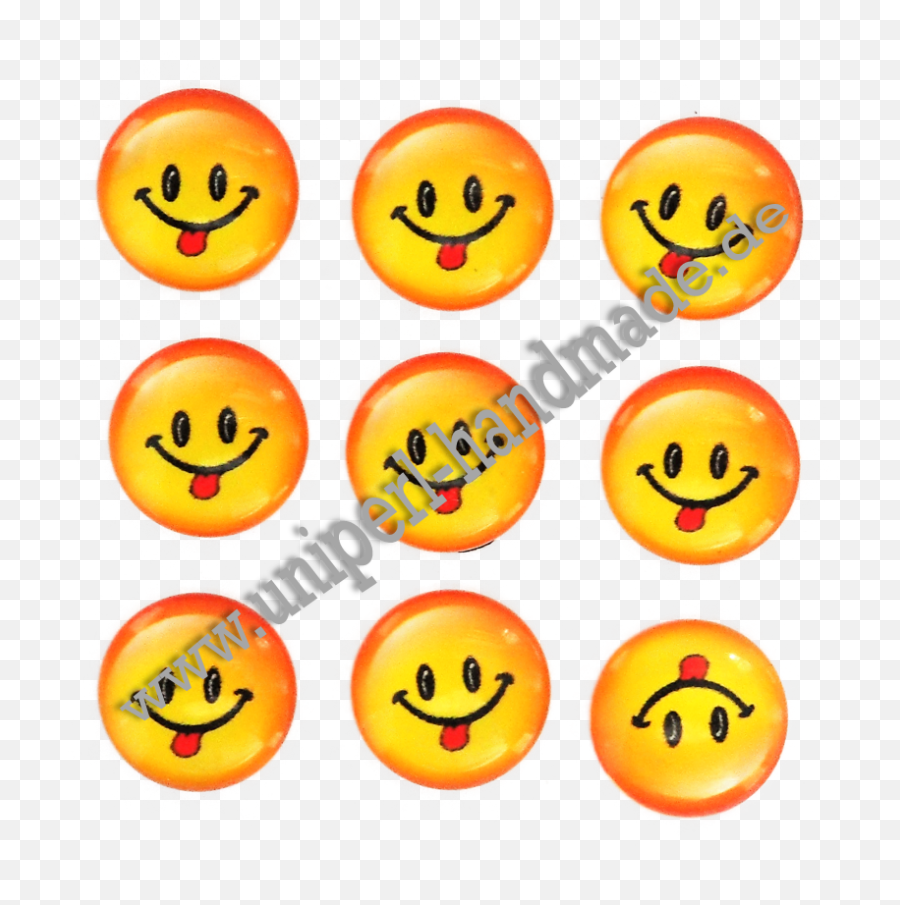 Emoji Cabochon 14 Mm Face With Stuck - Happy,Tongue Out Emoji