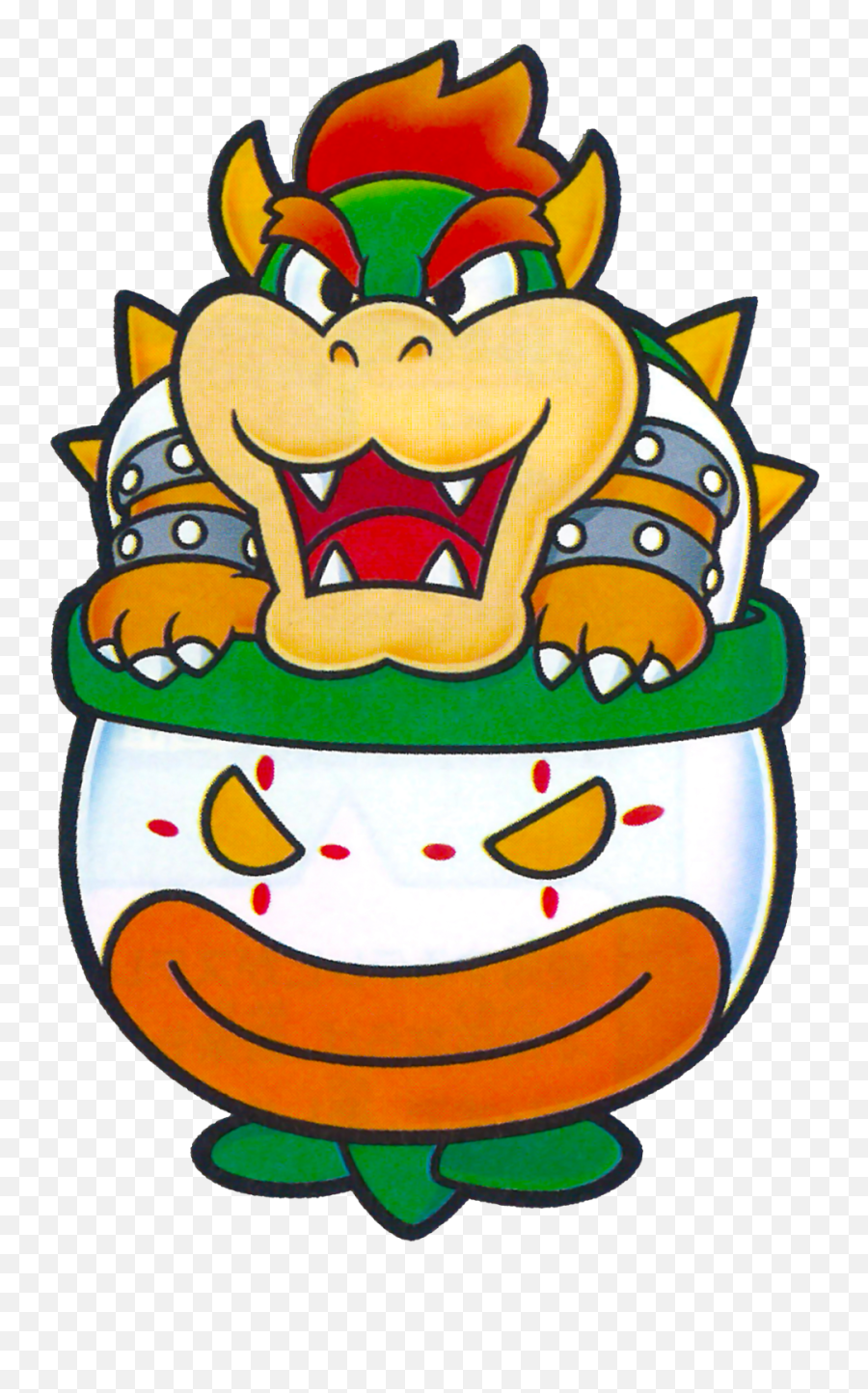 Super Mario Boards - Bowser In Clown Car Emoji,Mario Emotion Face