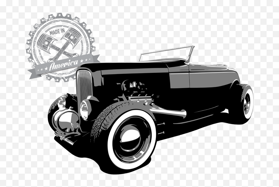 Merchandise - Antique Car Emoji,Hot Rod Car Emojis