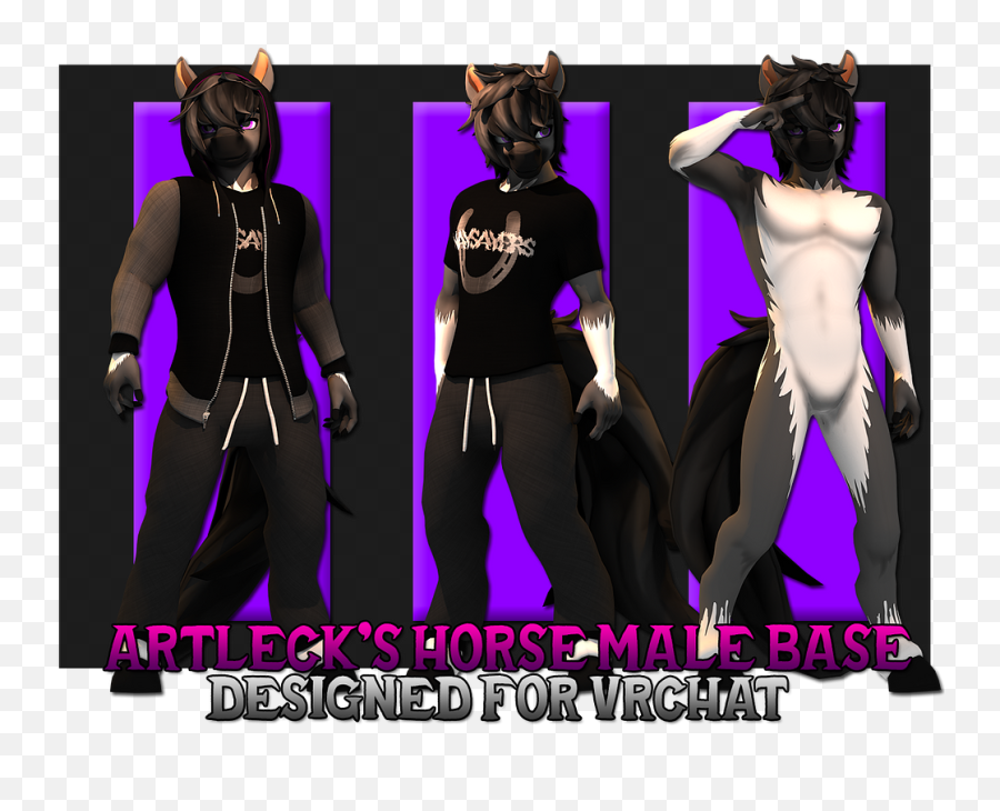 Vrchat Horse Male Base - Horse Model Vrchat Emoji,How Do Vrchat Emotions Work