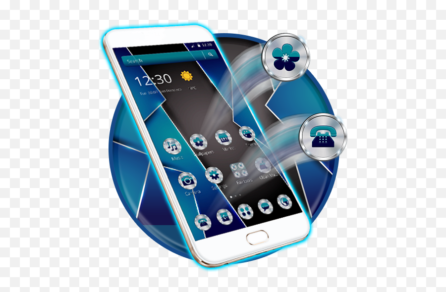 Amazoncom Blue Black Metal 2d Theme Appstore For Android - Technology Applications Emoji,Emojis Metal Music