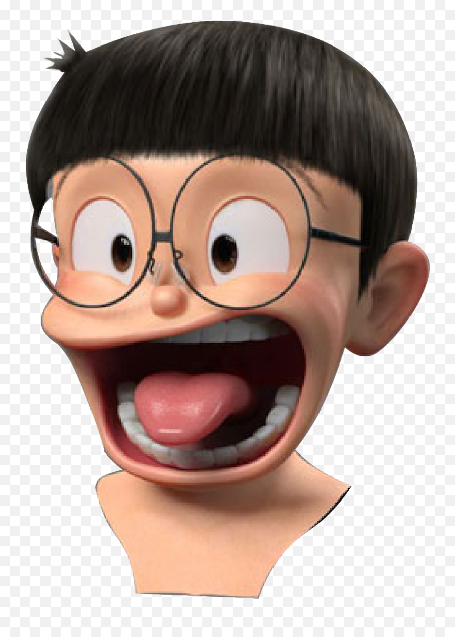 Gambar Wajah Nobita 3d - Akana Gambar Emoji,Deskgram Emoticon