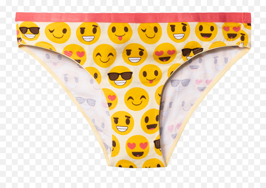 Womens Briefs Smileys - Dedoles Nohavicky L Damske Emoji,Panties Emoji