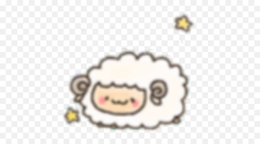 Cute Kawaii Soft Uwu Sheep Chubby - Happy Emoji,Chubby Emoji
