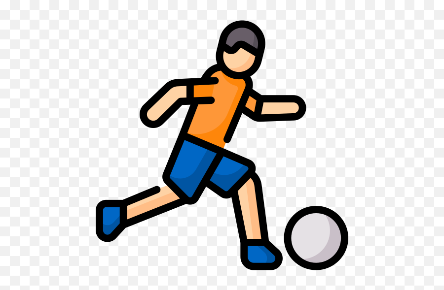 Football Player - Free People Icons Emoji,:kick Emoji