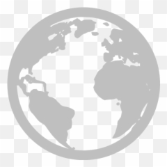 Silver Globe 2 Icon - Free Silver Globe Icons Grey Globe Icon Png Emoji,Globe Emoticon