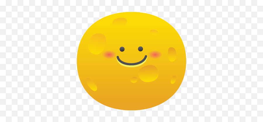 Autocolante Amarela Da Lua Dos Miúdos - Happy Emoji,Emoticons Da Lua