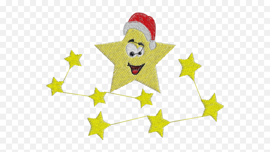 Matriz De Bordado Estrela De Natal - Imagens Estrelas De Natal Emoji,Emoticons De Estrelinhas