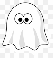 Little Ghost - Cartoon Ghost Full Size Png Download Seekpng Cartoon Ghost Emoji,Ghost Emoji Png