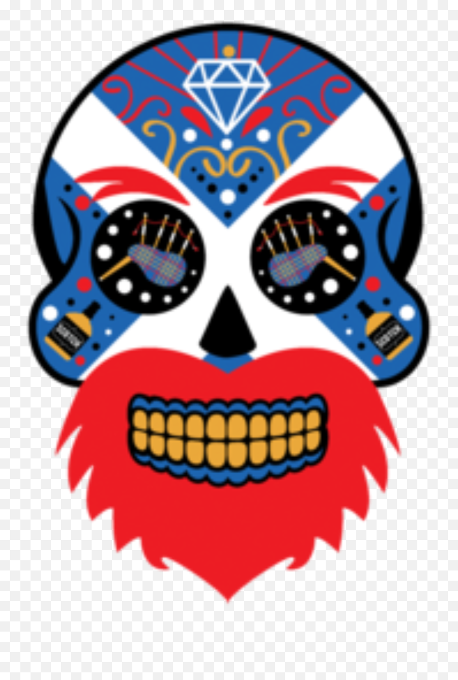 11 Sugar Skull Flags Of The World Ideas Skull Flag Sugar - Flag Emoji,Bagpipes Emoji