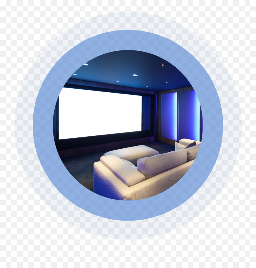 Home Cinemas Man Cave Ideas Basement In Home Movie Theater - Theater Room 2 Rows Couch Emoji,Country Corner Decoration And Emotions