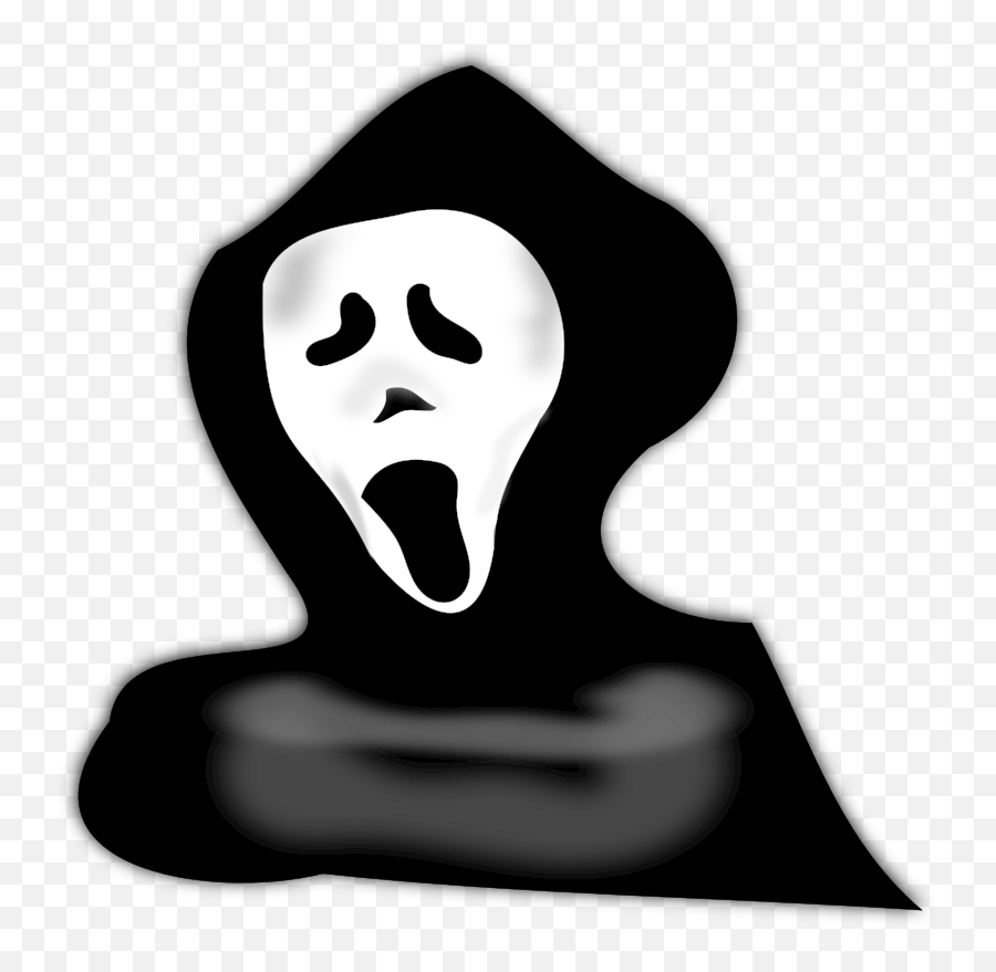 Library Of Clip Art Free Stock Halloween Ghost Png Files - Scary Halloween Clip Art Emoji,Emoji Door Decs