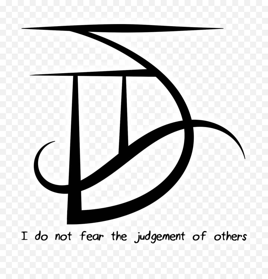 I Do Not Fear The Judgement Of Othersu201d Sigil Exponential - Do Not Fear The Judgement Of Others Emoji,Emotion Significati