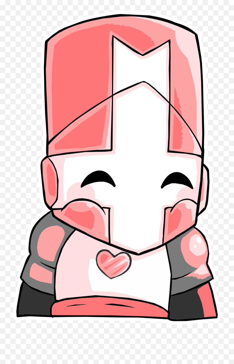 Pink Knight Emoji,Steam Emoticon List Castle Crashers