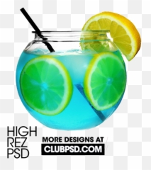 Fish Bowl Drink - Fish Bowl Drink Transparent Background Emoji,Fishbowl Emoji Transparent