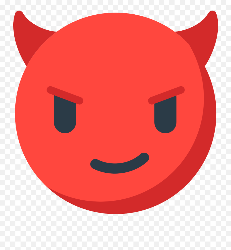 Smiling Face With Horns Emoji - Transparent Emoji Devil Png,Diablo Emoji