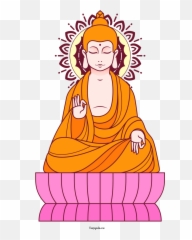 Bodhi Day Orange Guru Happy For Bodhi - Bodhi Hd Png Bodhi Japanese Proverbs Emoji,Zen Master Emoticon