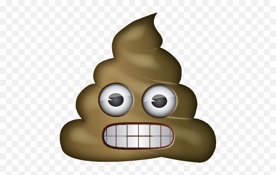 Mr Poo Emoji - Exploding Poop Emoji,Crazy Pooping Emoticon