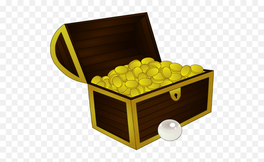 Hidden Treasure And A Valuable Pearl - Open Treasure Chest Clipart Emoji,You Are My Treasure The Rock Emotion Cards