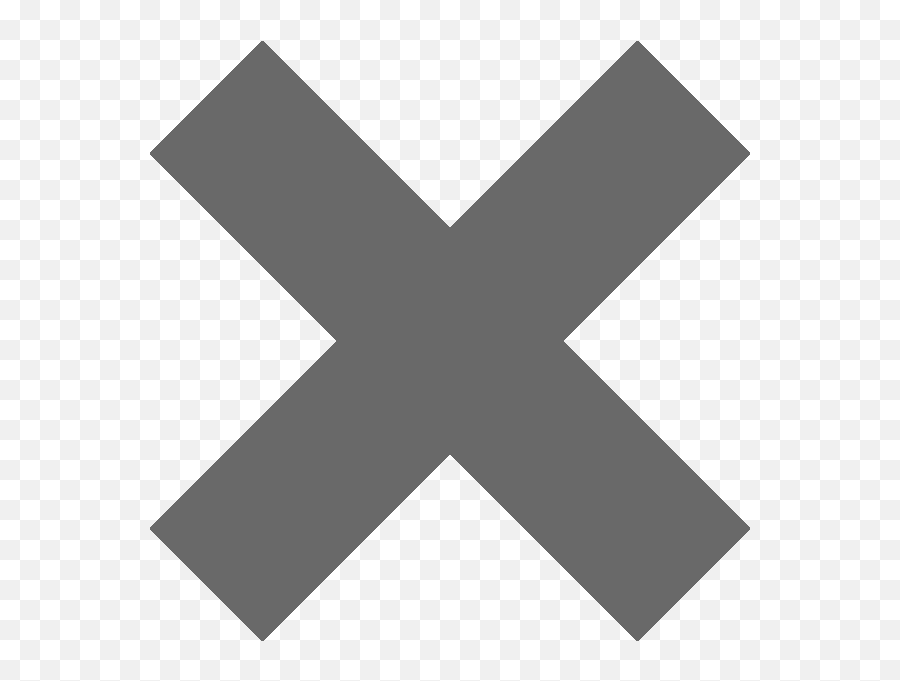 Heavy Multiplication X Emoji - Close X,X Emoji Transparent