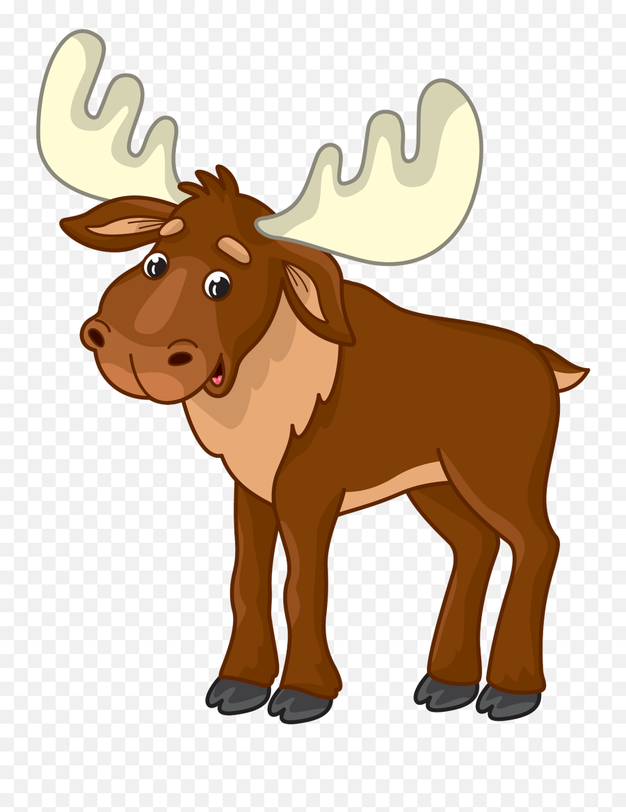 Moose Clipart - Animal Figure Emoji,Moose Emoji