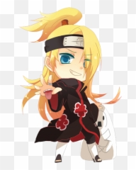 The Most Edited Chibi Naruto Picsart - Cute Deidara Chibi Emoji,Douche Emoji