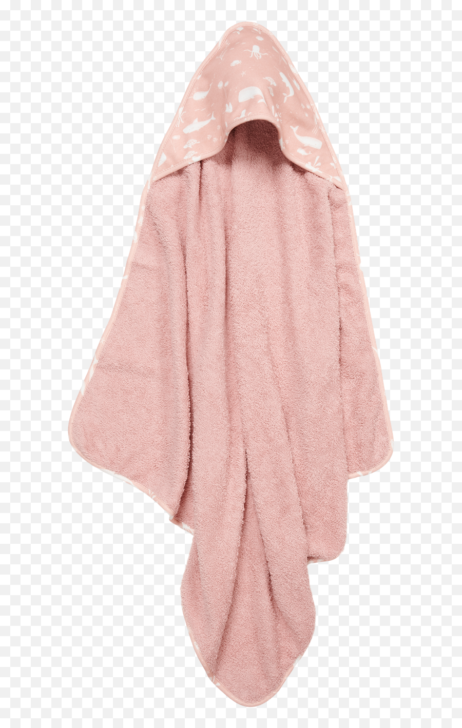 Hooded Towel Ocean Pink - Dvielis Ar Kapuci Emoji,Pink Emojis Bed Spreads