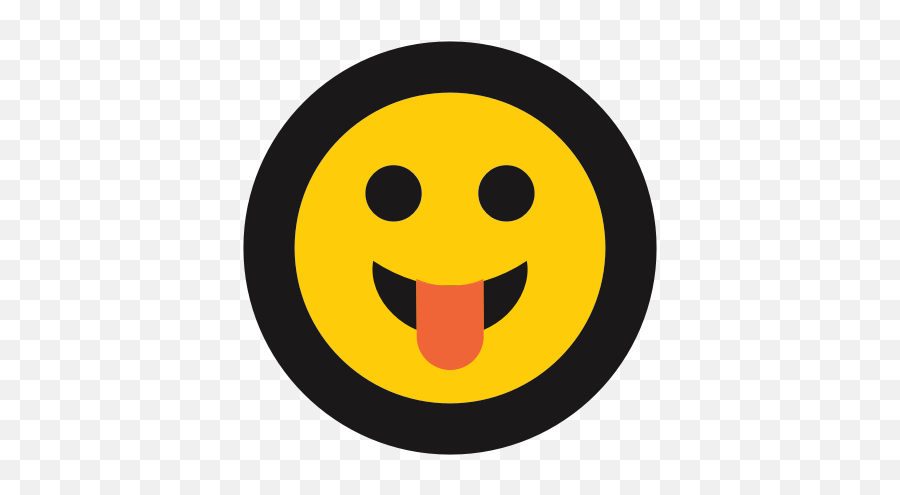 Playful Silly Emoji Emoticon Tongue - Happy,Tongue Out Emoji