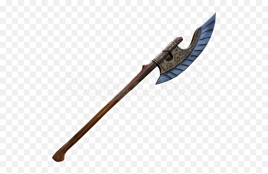 Elven Wing Larp Axe - Mci3480 By Store By Medieval Swords Larp Elven Axe Emoji,Melee Axe Emoticon