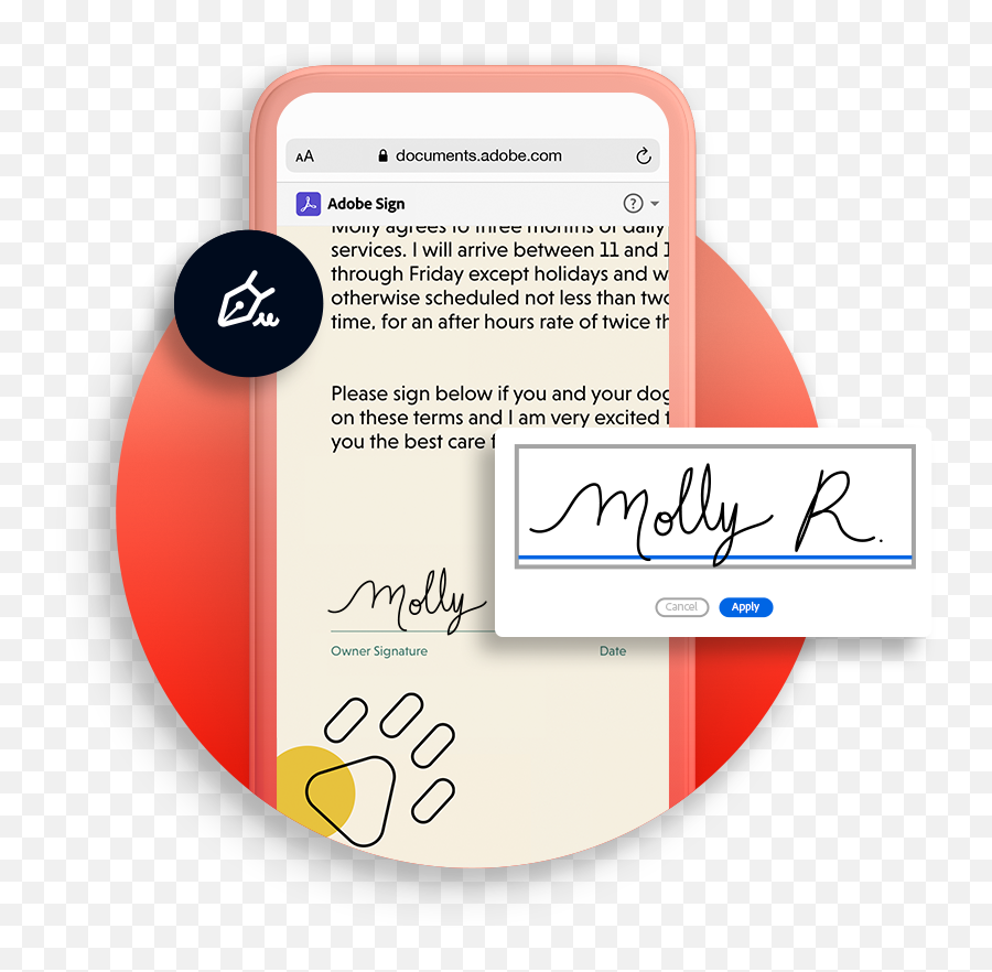 E - Adobe E Sign Emoji,Black E-signature Emoticon For Powerpoint