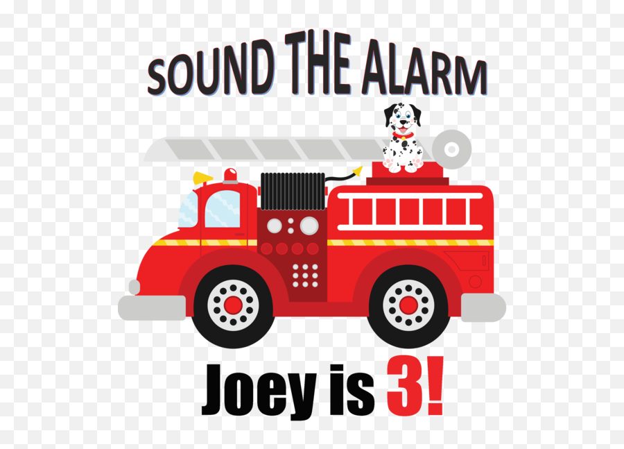 Sound The Alarms Fire Truck Birthday Emoji,I Love Soccer Emotion Shirt