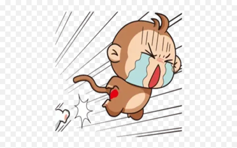 Monkey And Bunny - Stickers For Whatsapp Naughty Monkey A Spoiled Bunny Emoji,Android Monkey Emoji