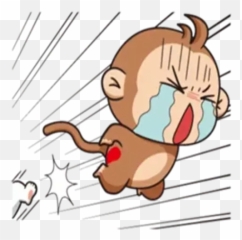 Monkey And Bunny - Stickers For Whatsapp Naughty Monkey A Spoiled Bunny Emoji,Android Monkey Emoji