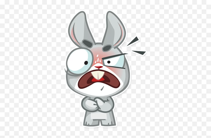 Boo The Bunny - Telegram Sticker English Emoji,The Bunny Emoji